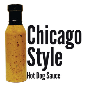 Chicago Style Hot Dog Sauce Bottle