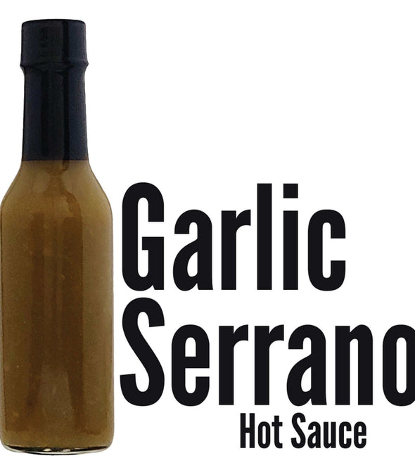 Garlic Serrano Hot Sauce - 10 Pack