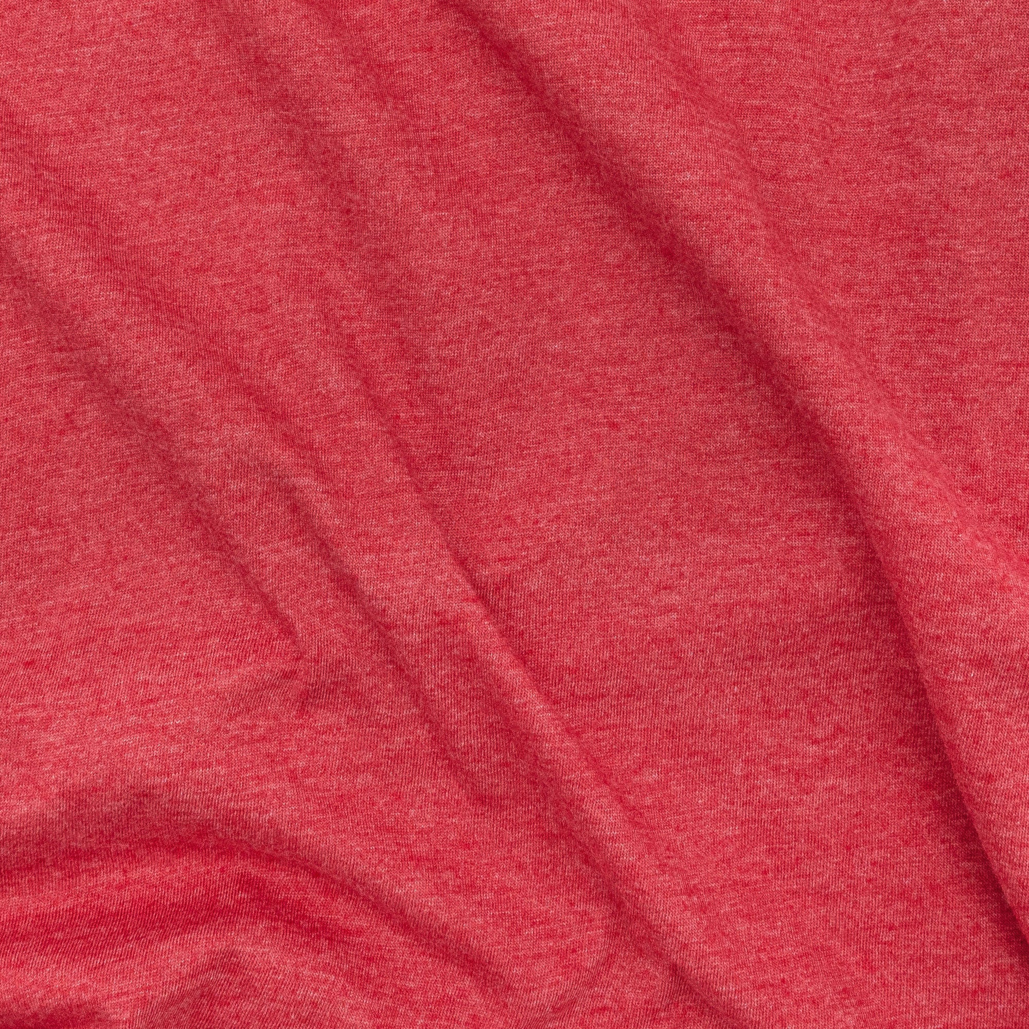 Close-up of red fabric with visible texture