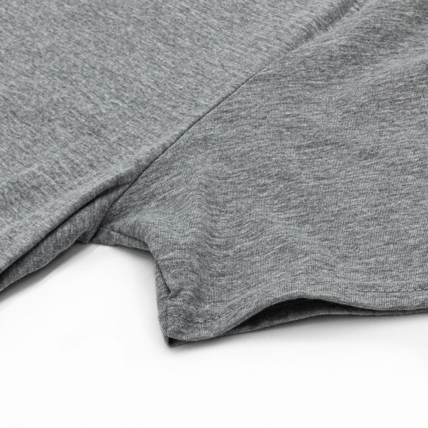 Gray fabric on a white background