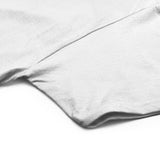 Close-up of a gray fabric texture on a white background
