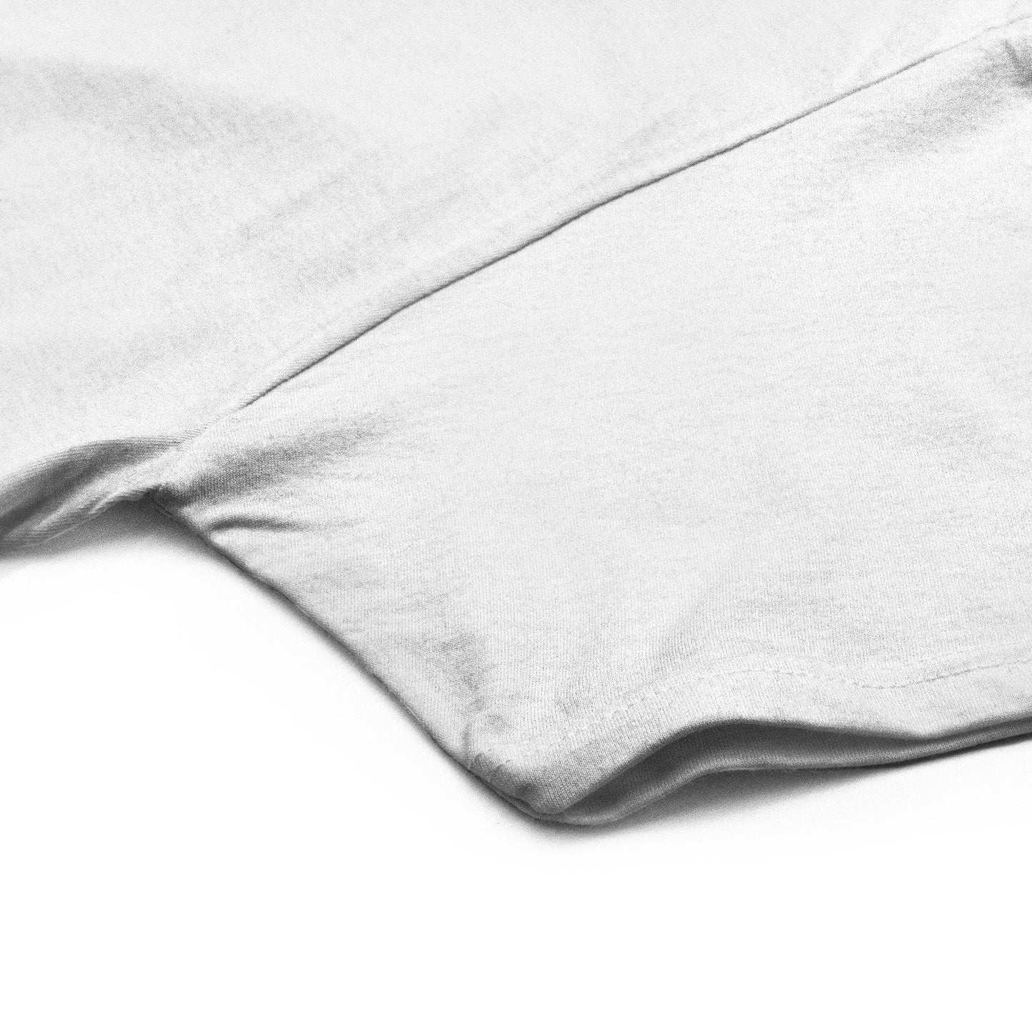 Close-up of a gray fabric texture on a white background