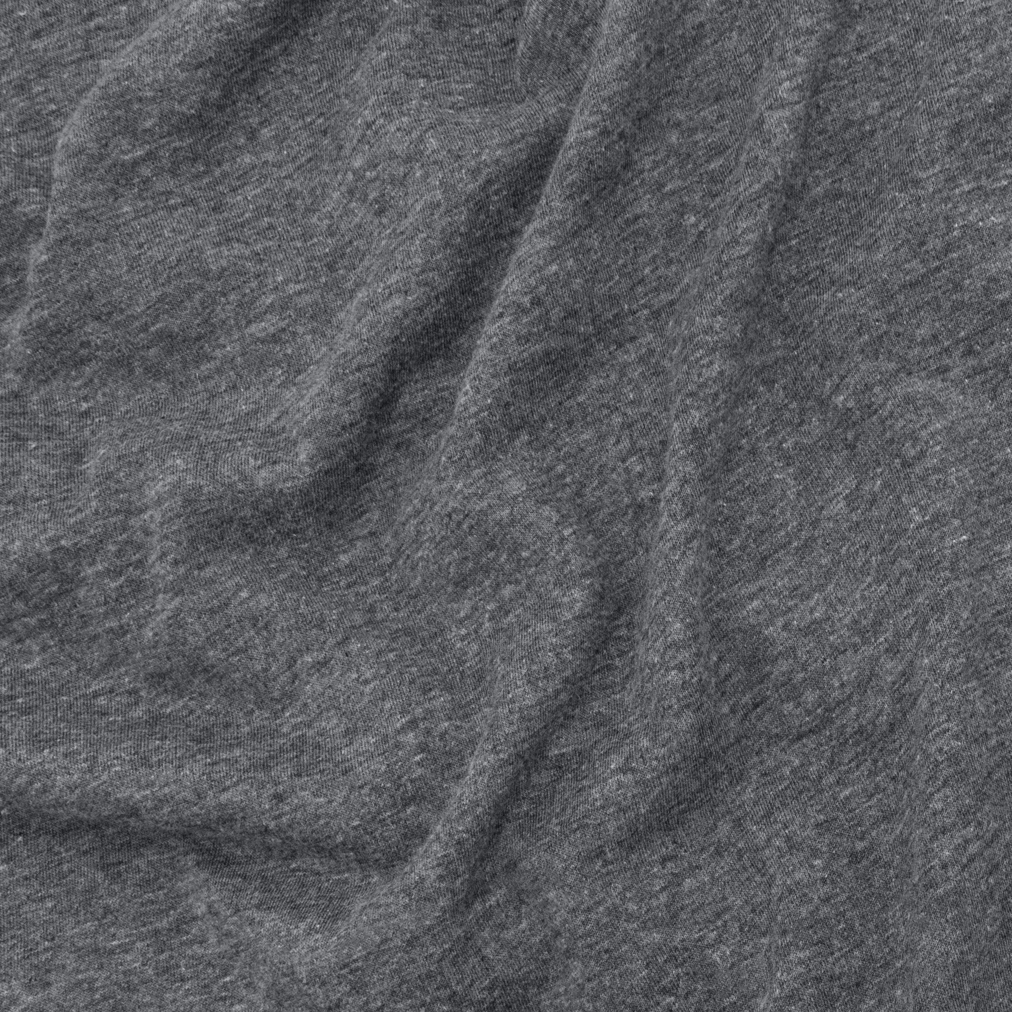 Close-up of gray fabric with visible texture