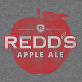 Redd's Apple Ale logo on a gray background