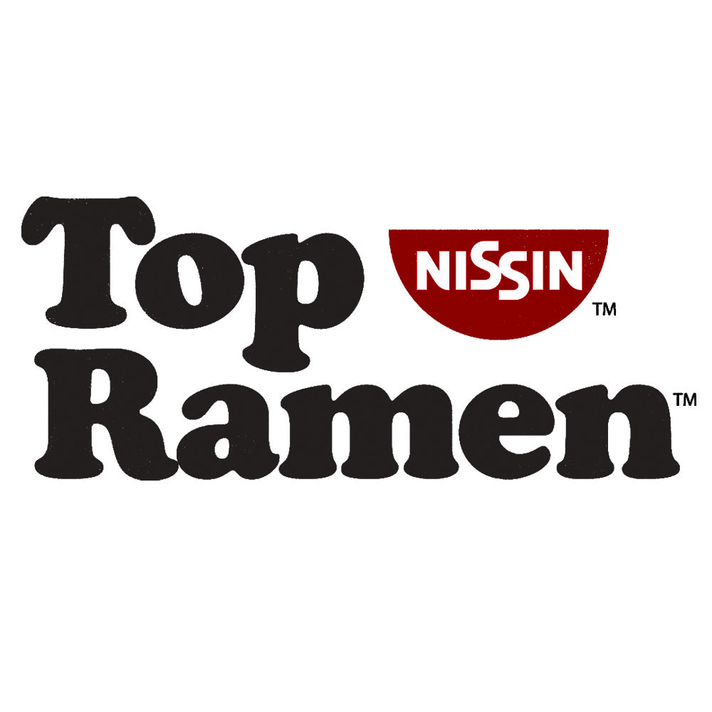 Nissin Top Ramen logo on a white background
