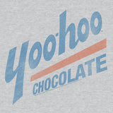 Yoo-hoo Chocolate logo on a textured gray background