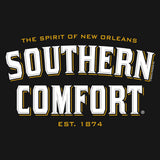 Southern Comfort logo on a black background