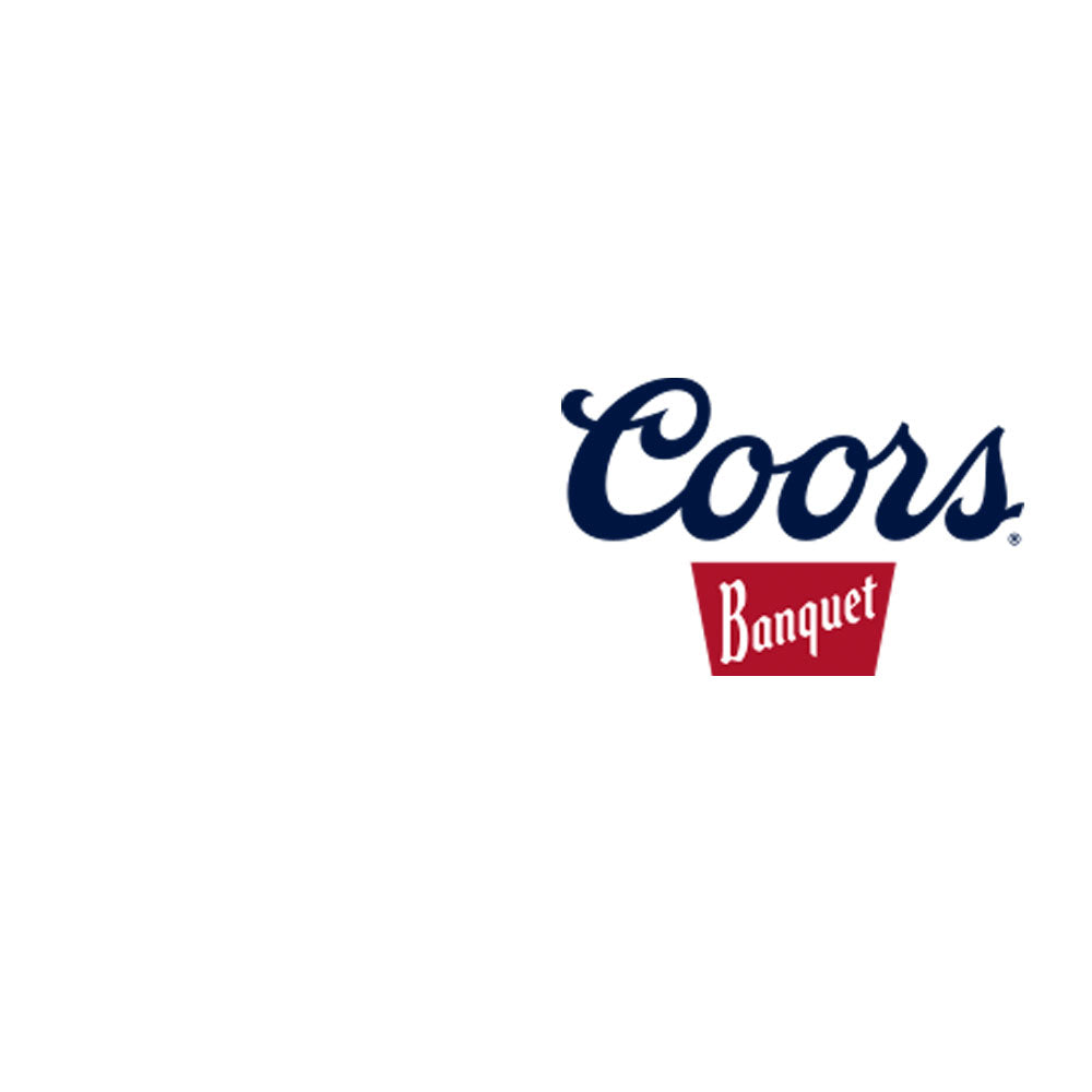 Coors Banquet logo on a white background