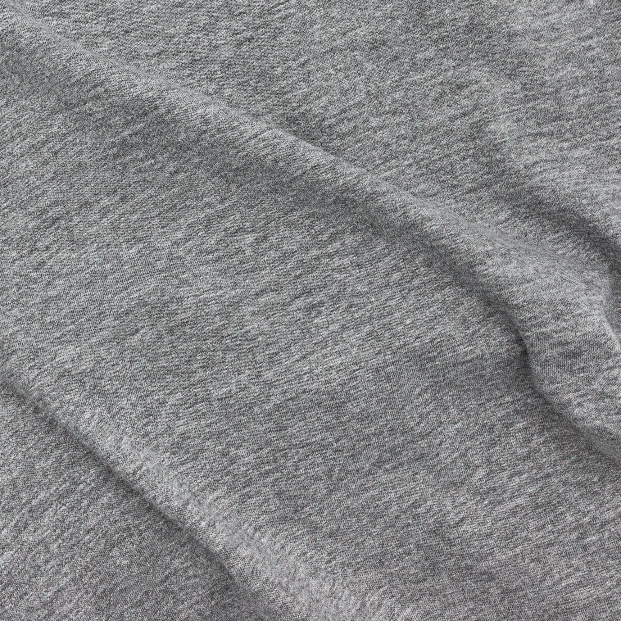 Close-up of gray fabric with folds
