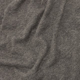 Close-up of gray fabric with visible texture