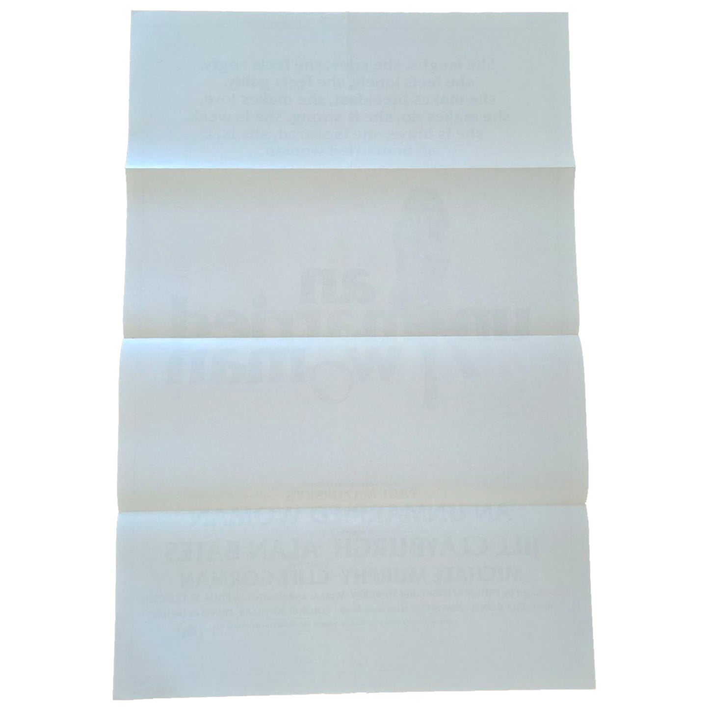 An Unmarried Woman (1978) Vintage Movie Poster