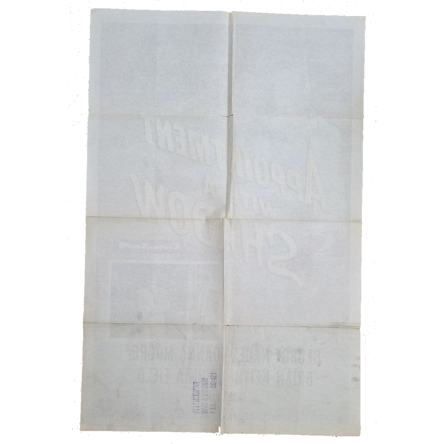 Appointment with a Shadow (1957) Original Movie Poster