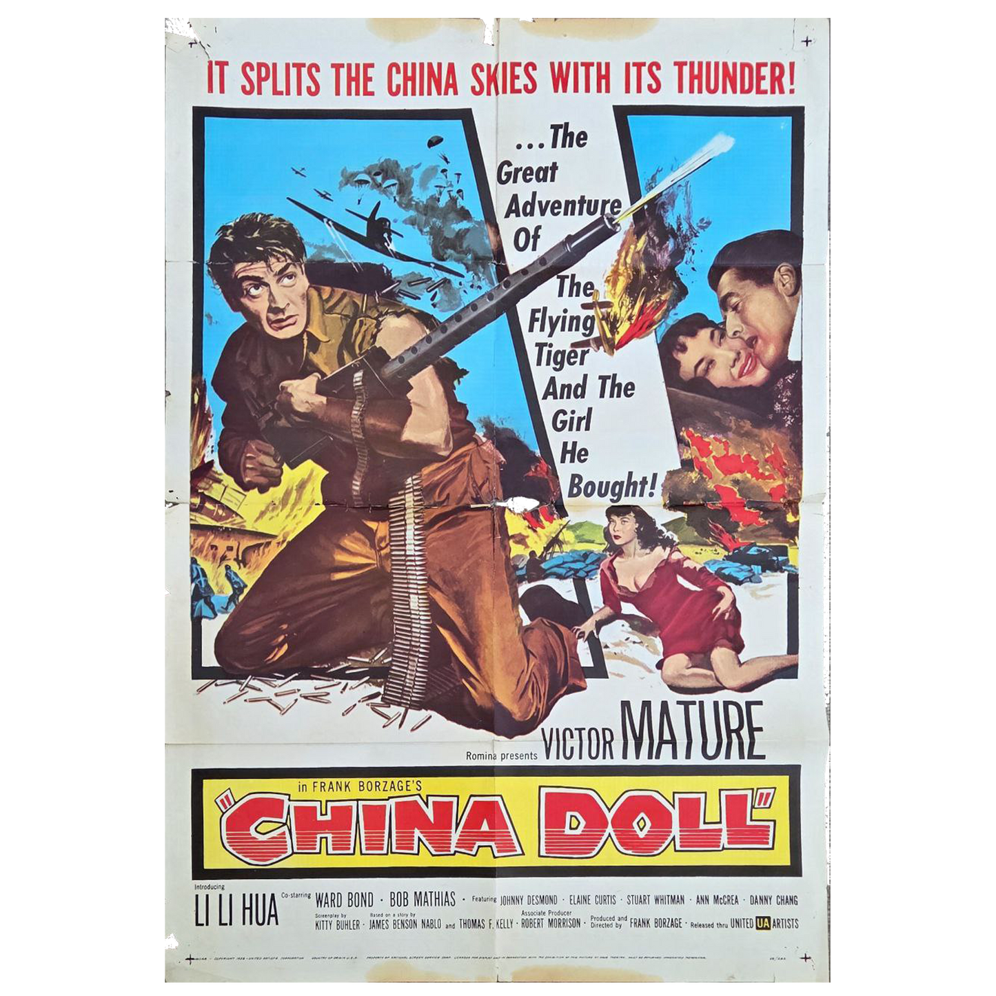 China Doll (1958) Original One Sheet Movie Poster