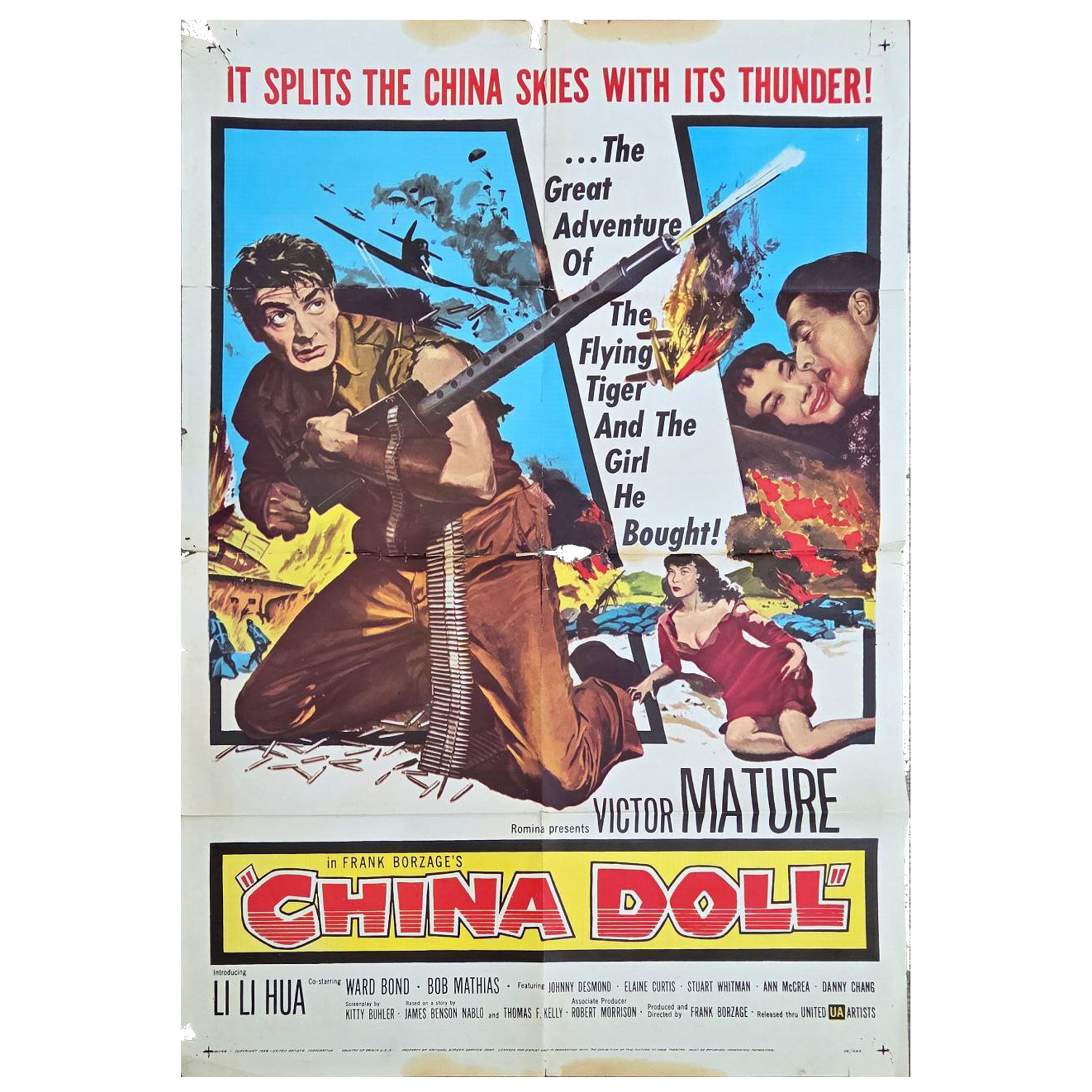 China Doll (1958) Original One Sheet Movie Poster