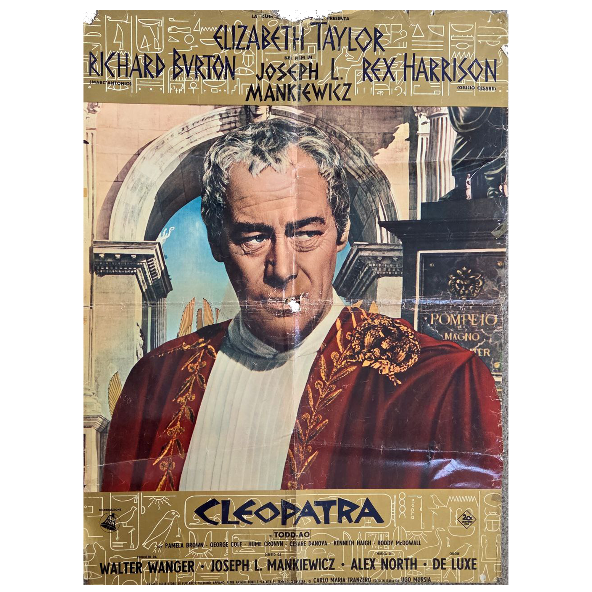 Cleopatra (1963) Original Italian 4-Fogli Movie Poster