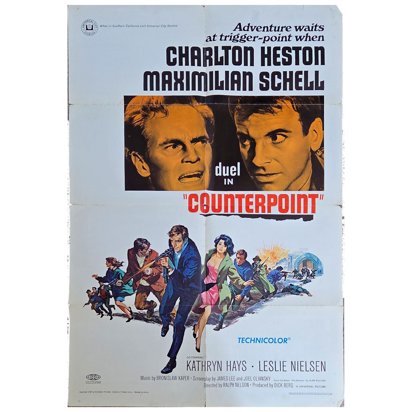 Counterpoint (1968) Original Movie Poster