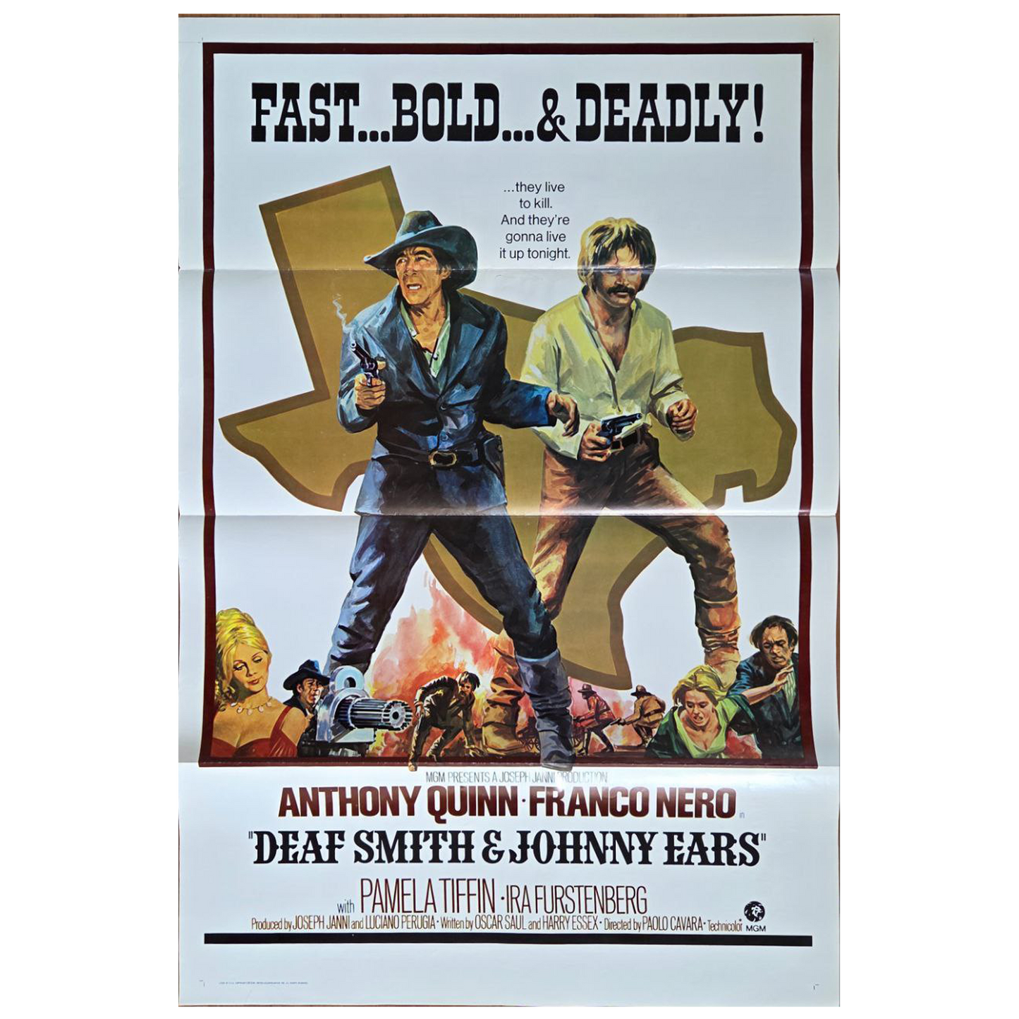 Deaf Smith & Johnny Ears (1973) – Original One-Sheet Movie Poster