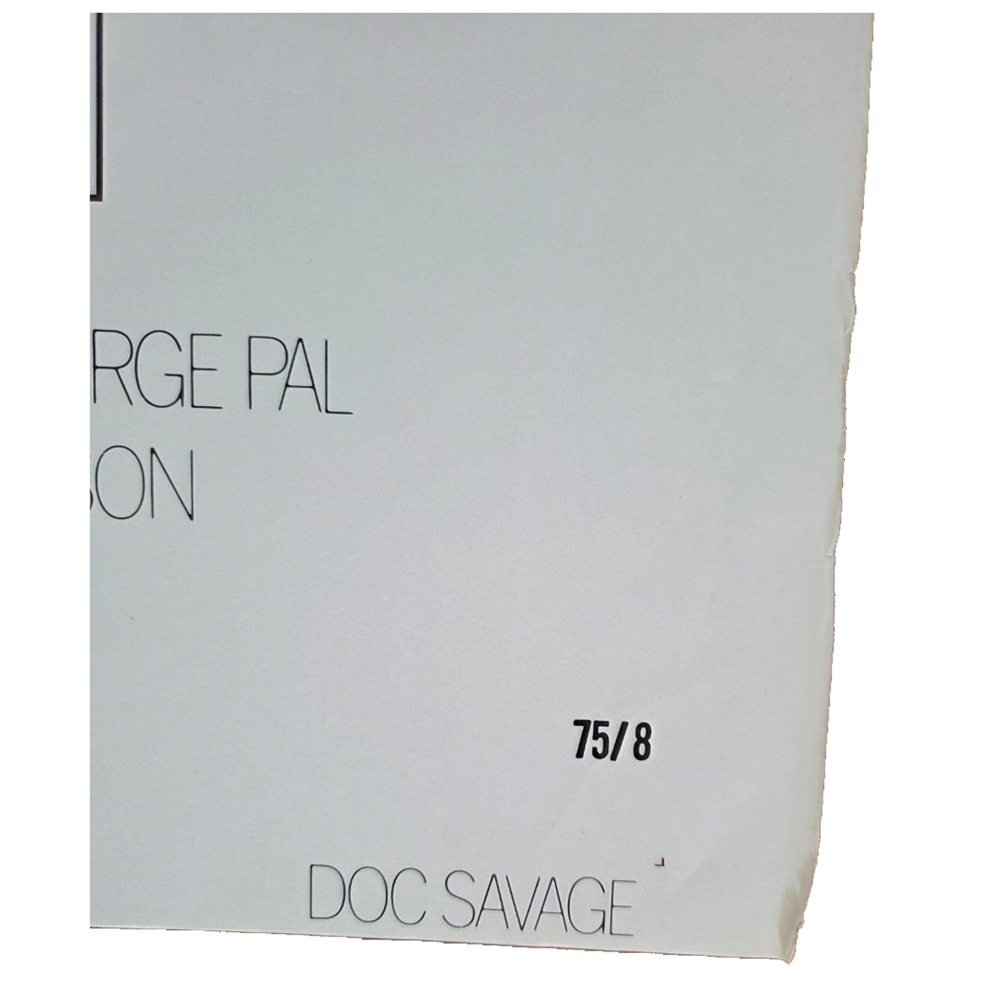 Doc Savage (1975) Original One-Sheet Movie Poster