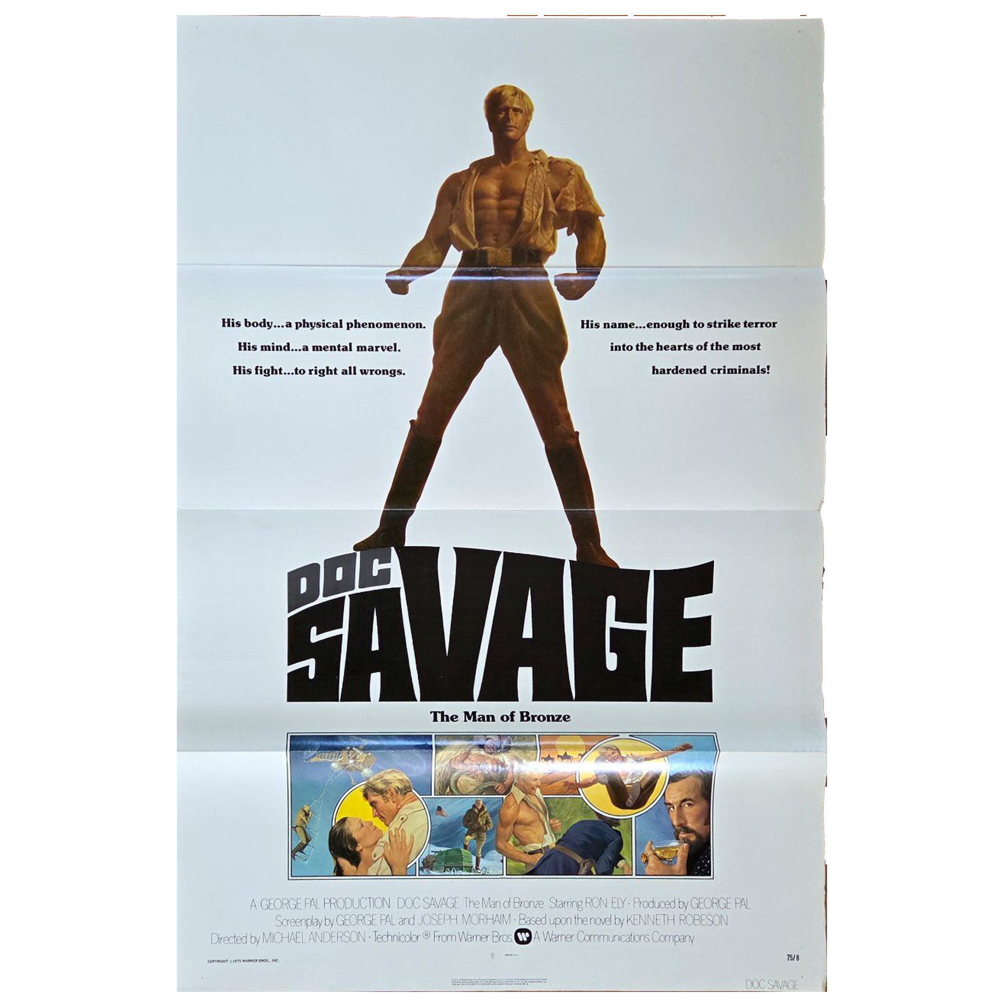 Doc Savage (1975) Original One-Sheet Movie Poster