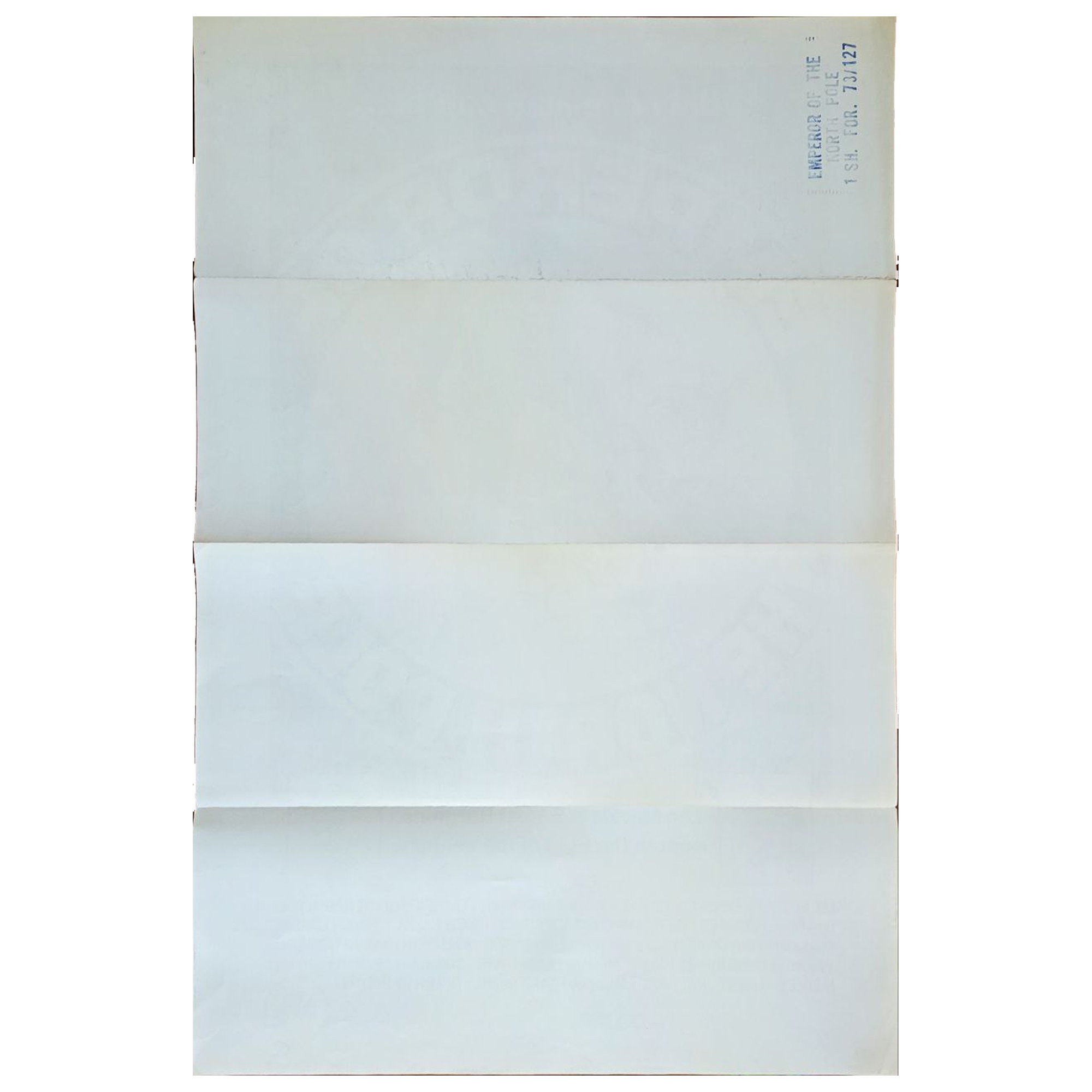 Emperor of the North Pole (1973) – Original