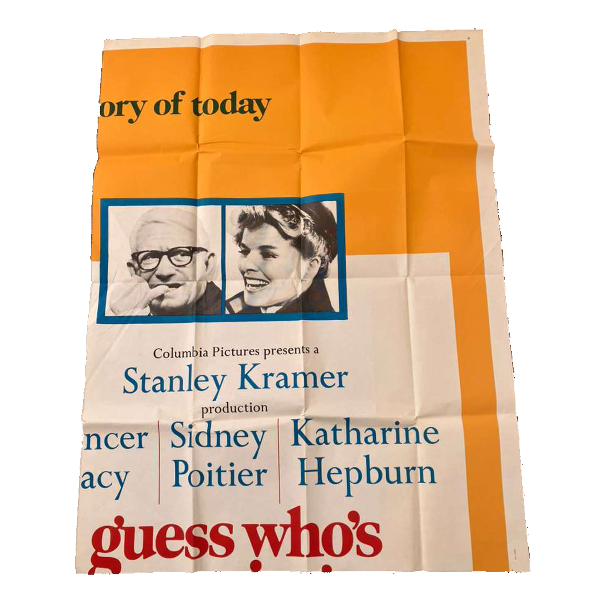 Guess Who’s Coming to Dinner (1967) – Original 6-Sheet