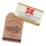 Miller High Life branded product with Tee Luv packaging on a white background