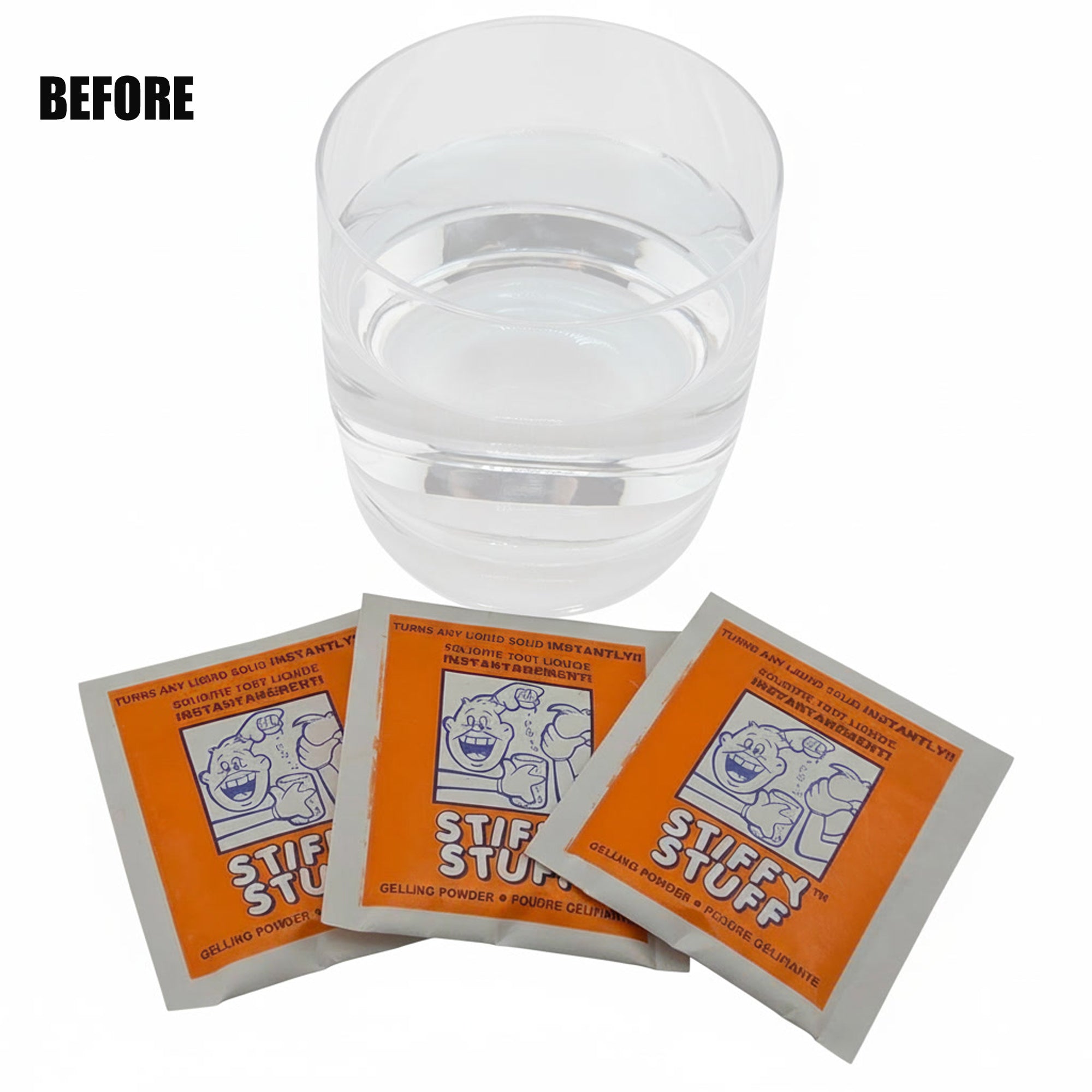 Stiffy Stuff – Instant Gelling Powder (5 Single-Use Packets)