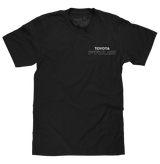 Gray t-shirt with Chevrolet logo on a white background