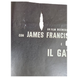 Il Gatto a Nove Code (1971) Original Italian 2-Fogli Poster